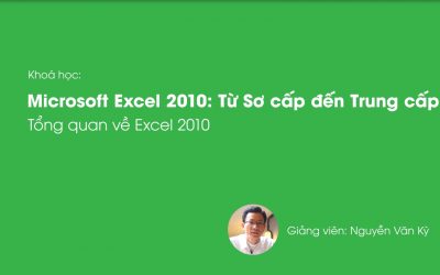 Luyện Excel từ cơ bản đến nâng cao – Nguyễn Văn Kỳ