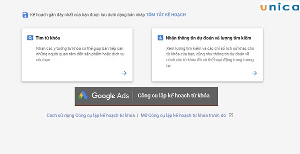 lựa chọn keyword quảng cáo Google Adwords