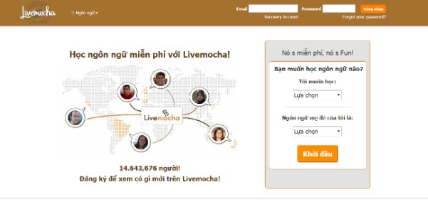 Livemocha đem đên cho bạn phương pháp học Tiếng Anh vô cùng độc đáo